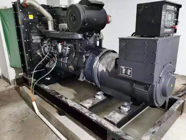800 kW Diesel Generator Set Inspection Po vypnutí